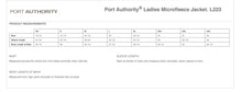 Load image into Gallery viewer, L223 Port Authority® Ladies Microfleece Jacket
